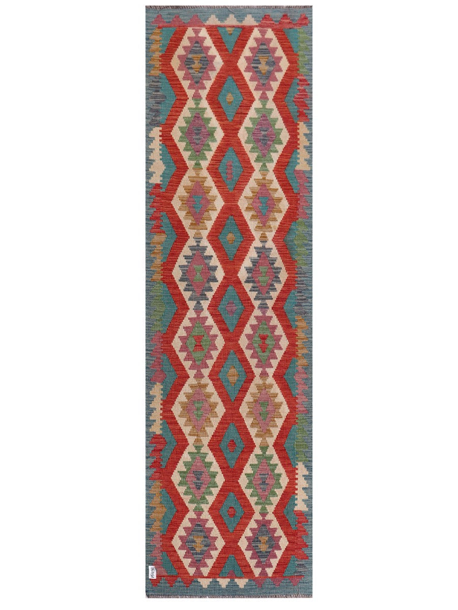 Maimana Kilim Runner - 296 x 85 cm