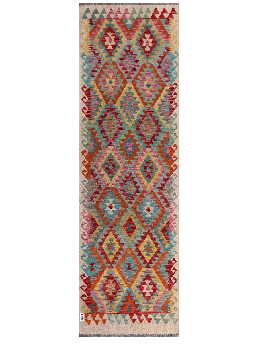Maimana Kilim Runner - 285 x 87 cm