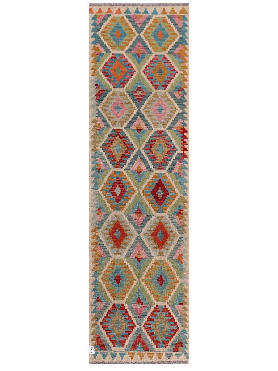 Maimana Kilim Runner - 289 x 82 cm