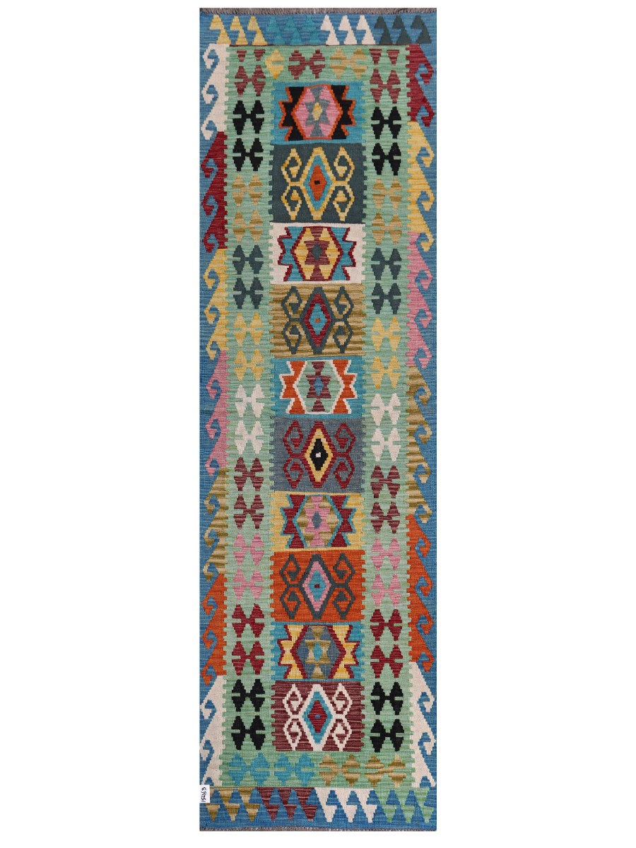 Maimana Kilim Runner - 304 x 89 cm