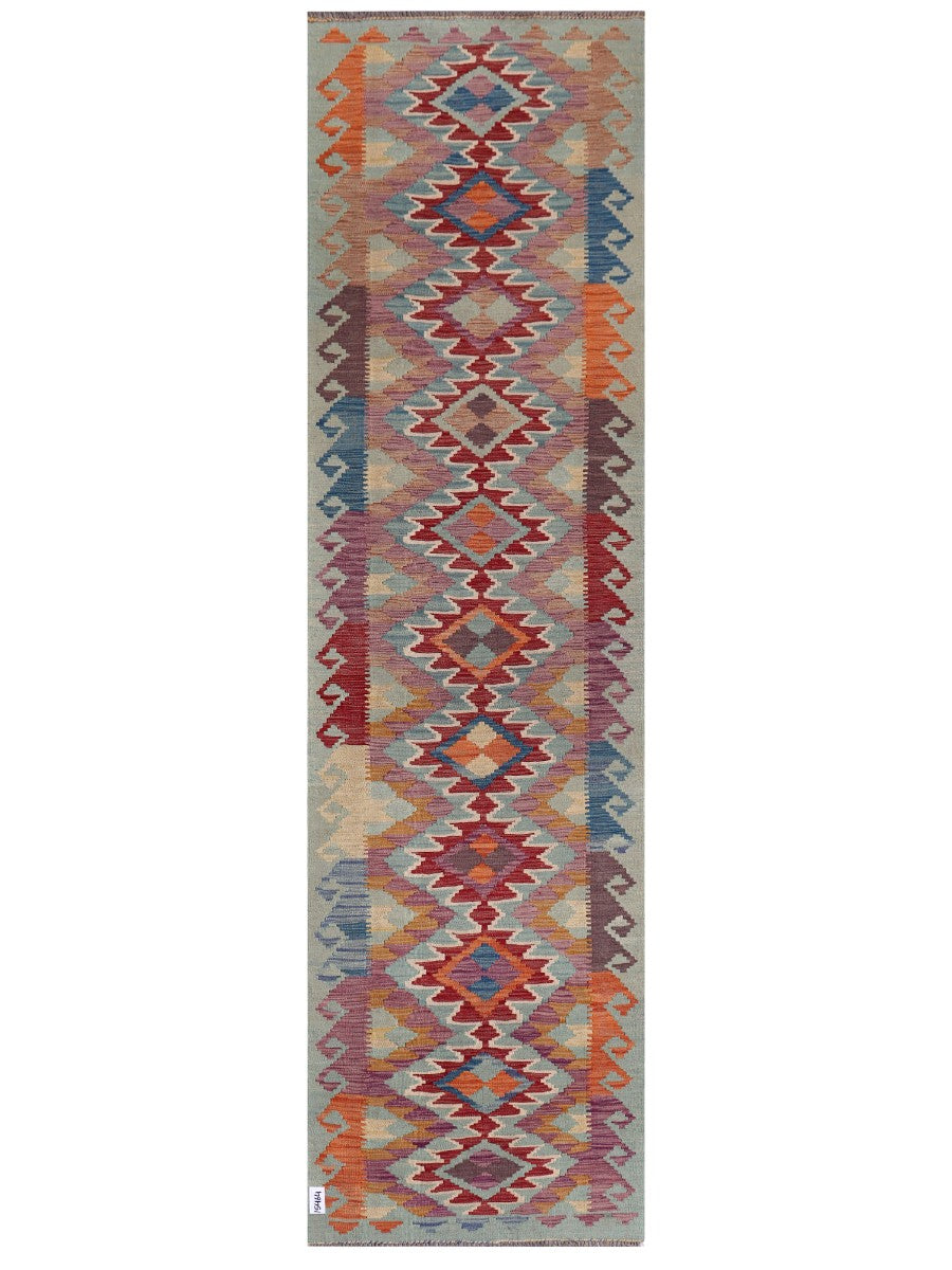 Maimana Kilim Runner - 302 x 84 cm