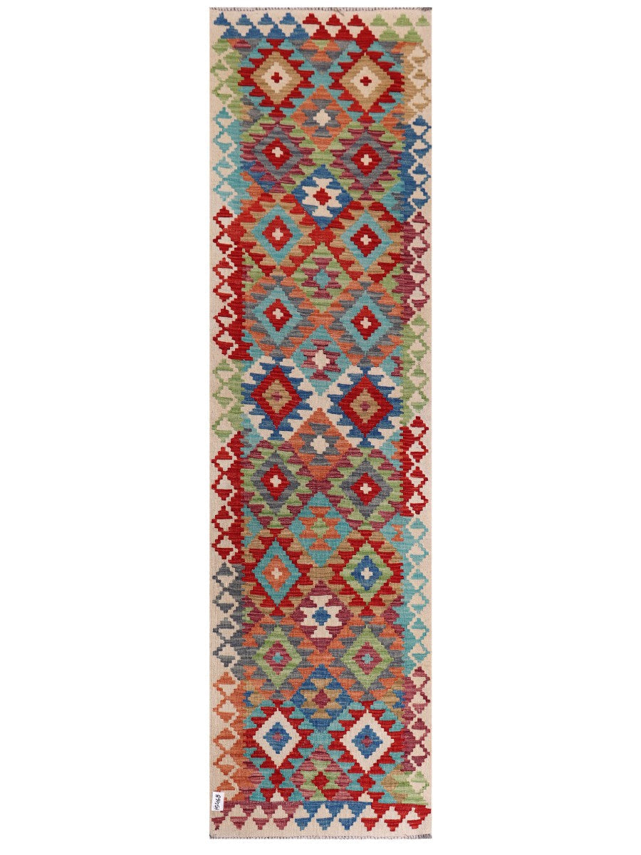 Maimana Kilim Runner - 290 x 79 cm