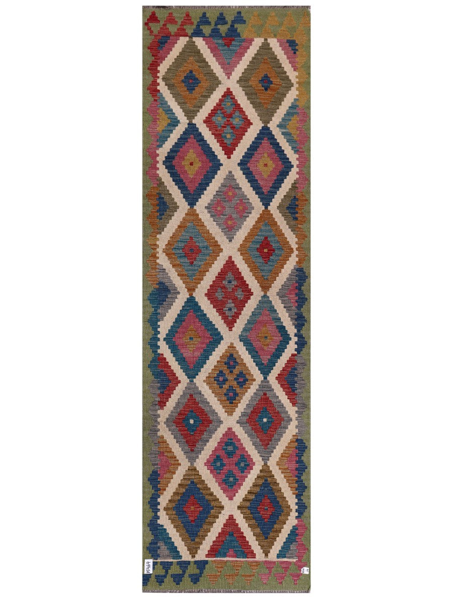 Maimana Kilim Runner - 287 x 84 cm