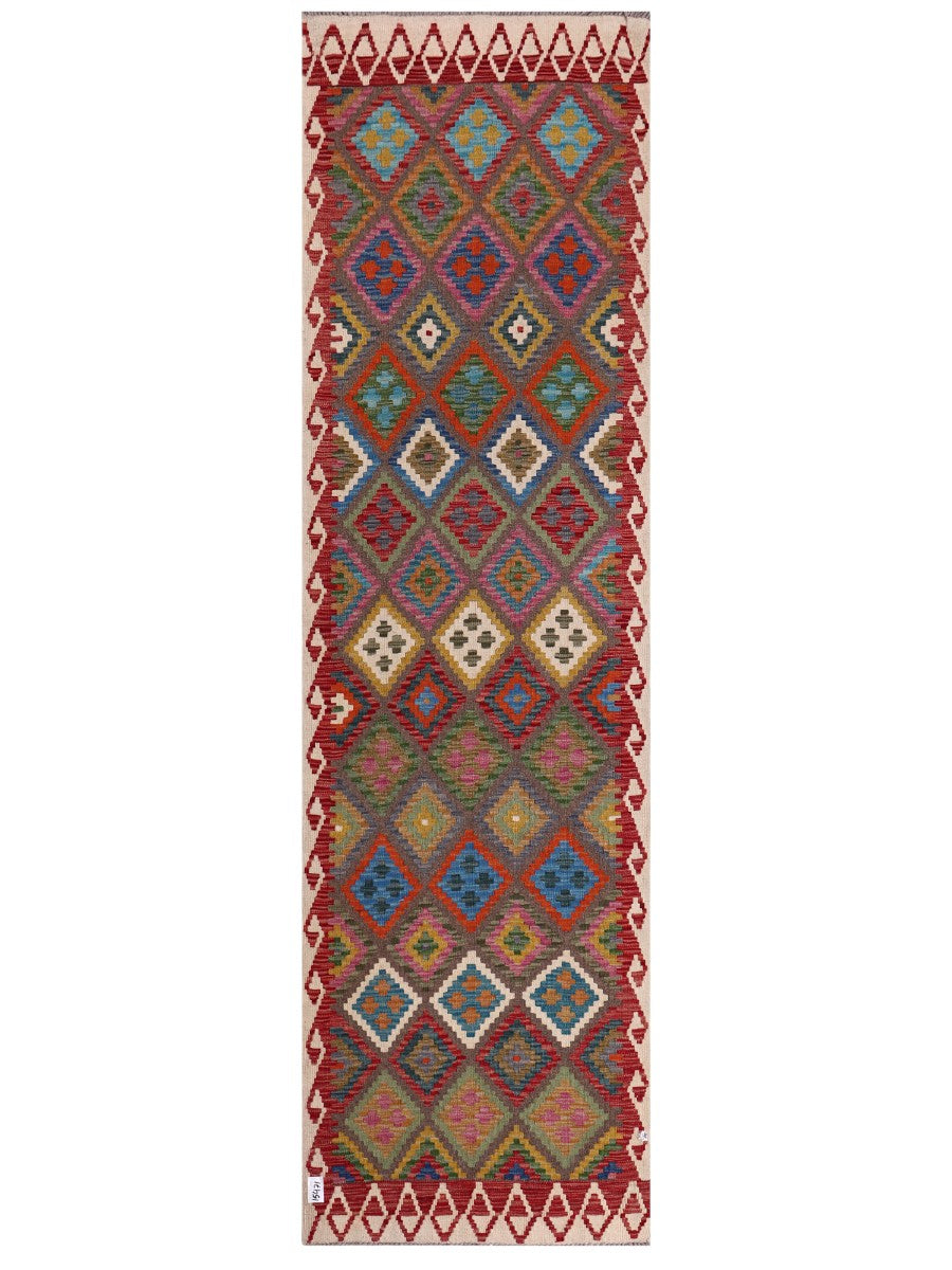 Maimana Kilim Runner - 303 x 87 cm