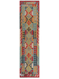 Maimana Kilim Runner - 301 x 79 cm
