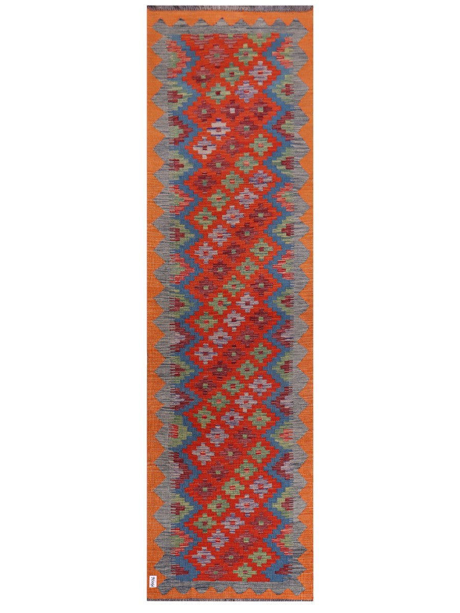 Maimana Kilim Runner - 299 x 85 cm