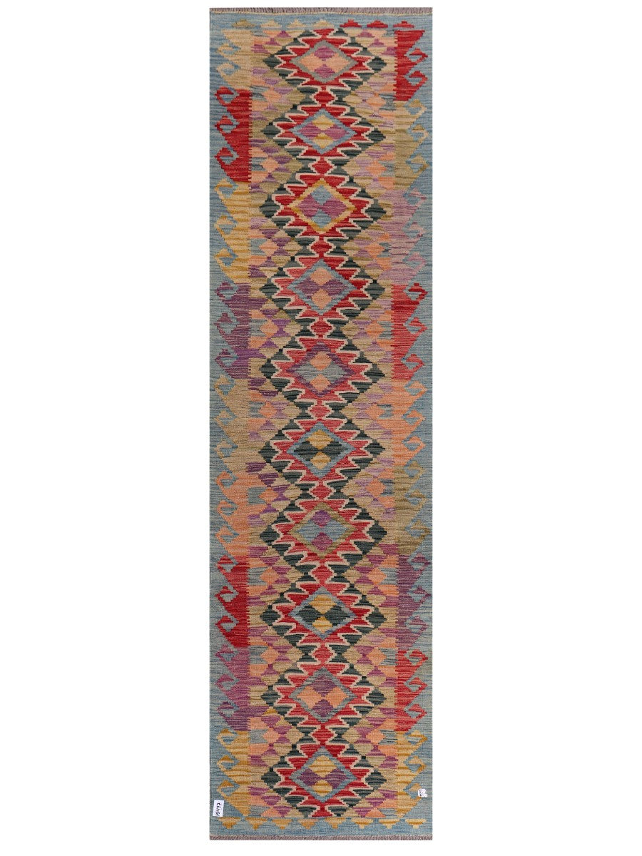 Maimana Kilim Runner - 297 x 81 cm