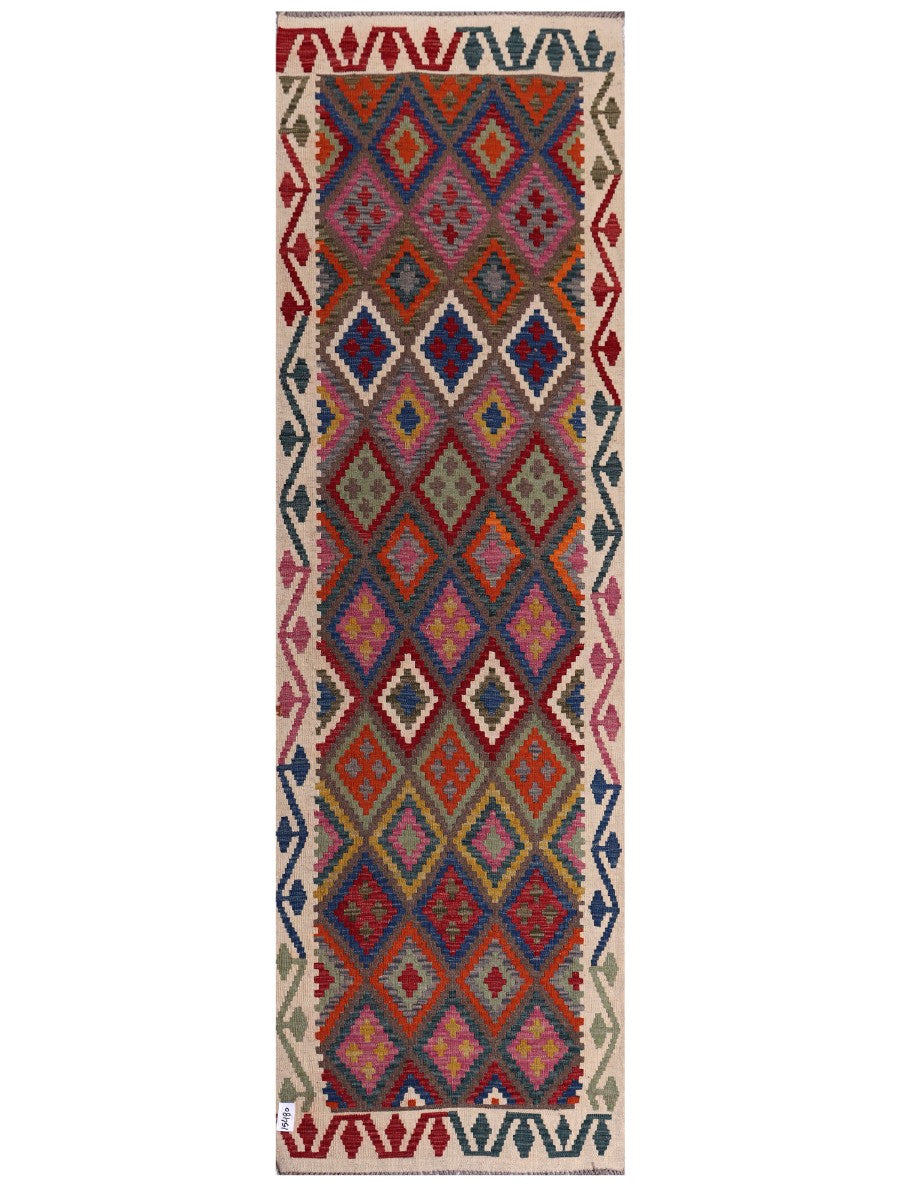 Maimana Kilim Runner - 285 x 87 cm