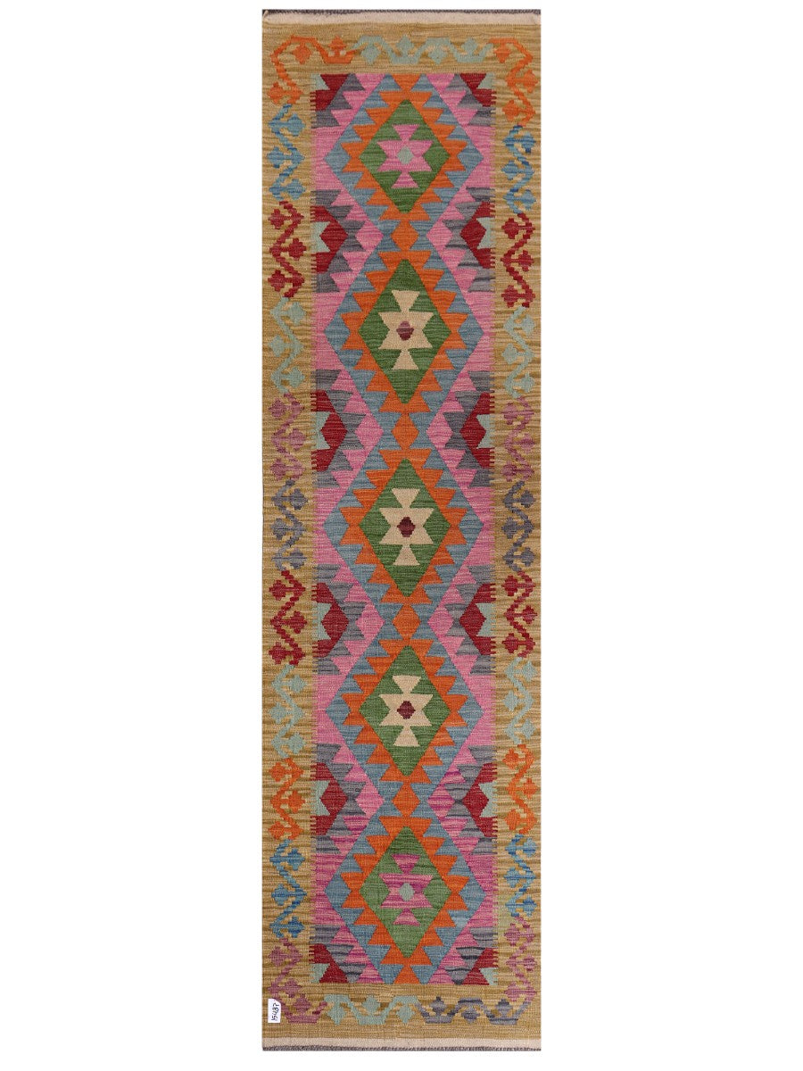 Maimana Kilim Runner - 297 x 81 cm