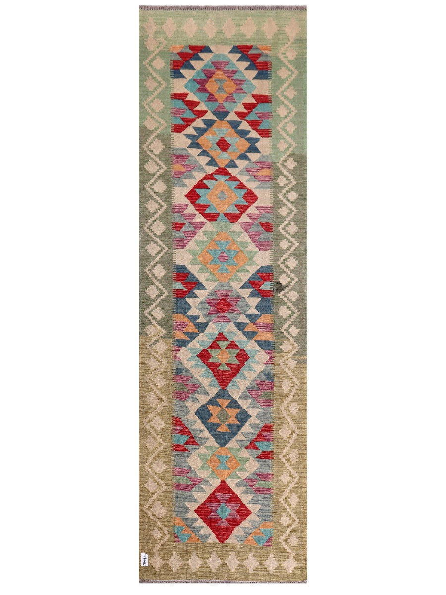 Maimana Kilim Runner - 287 x 85 cm