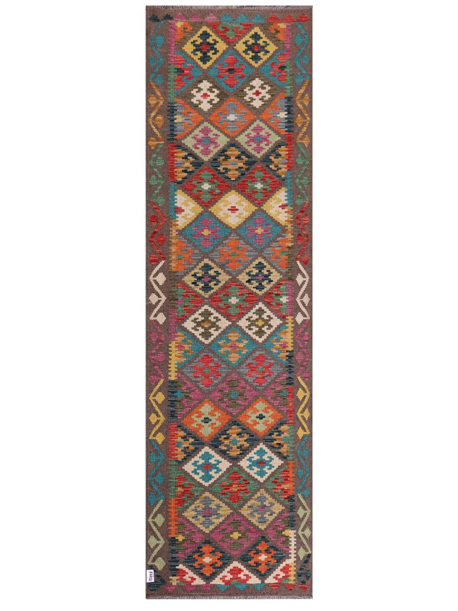 Maimana Kilim Runner - 304 x 87 cm
