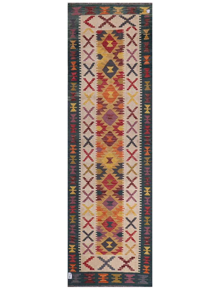 Maimana Kilim Runner - 294 x 89 cm