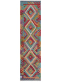 Maimana Kilim Runner - 301 x 79 cm