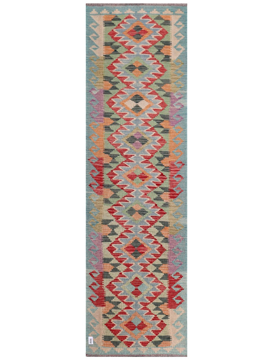 Maimana Kilim Runner - 298 x 87 cm
