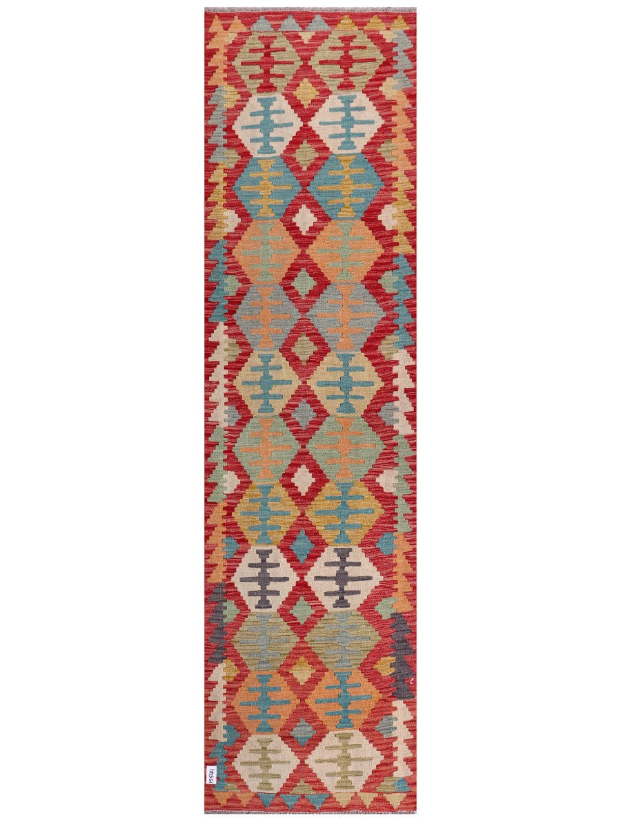 Maimana Kilim Runner - 298 x 80 cm