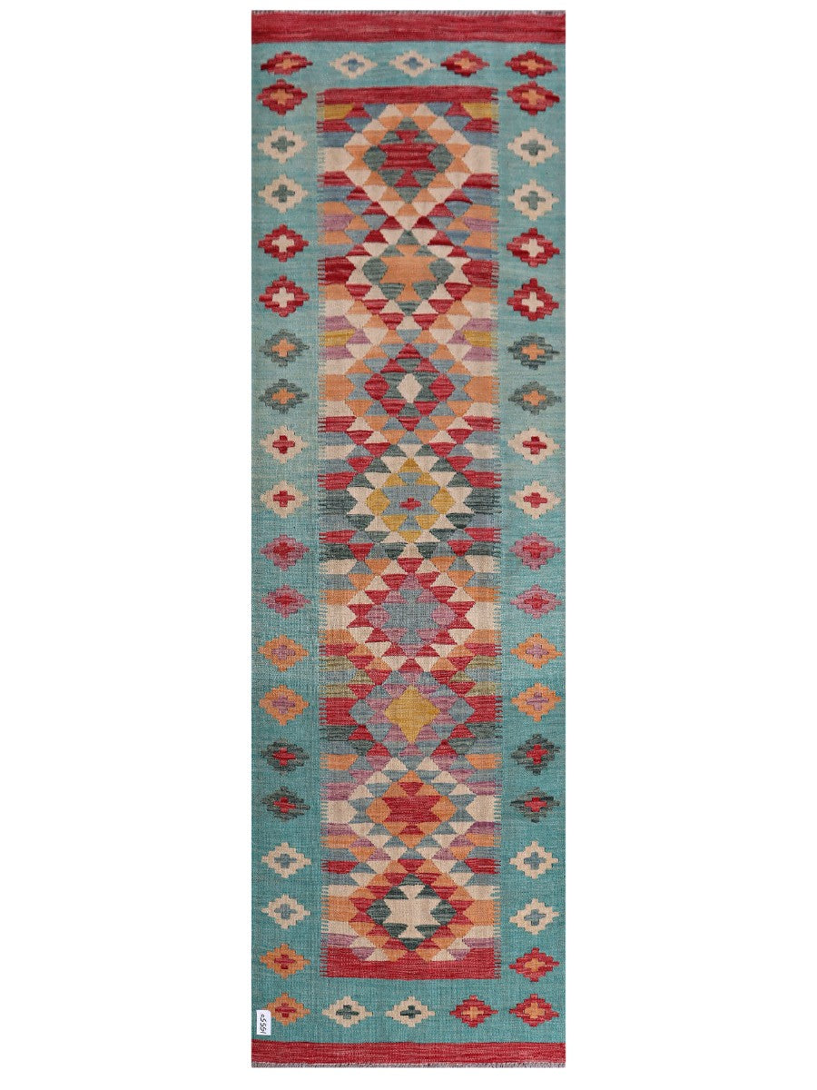 Maimana Kilim Runner - 284 x 86 cm