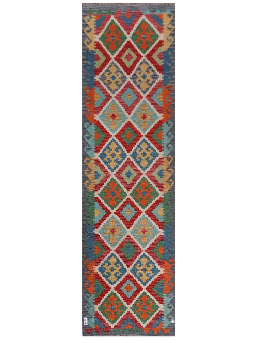 Maimana Kilim Runner - 300 x 85 cm