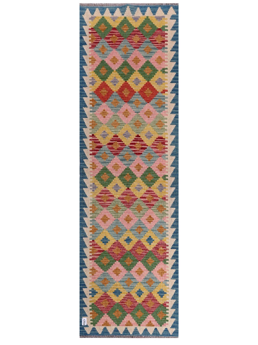Maimana Kilim Runner - 295 x 89 cm