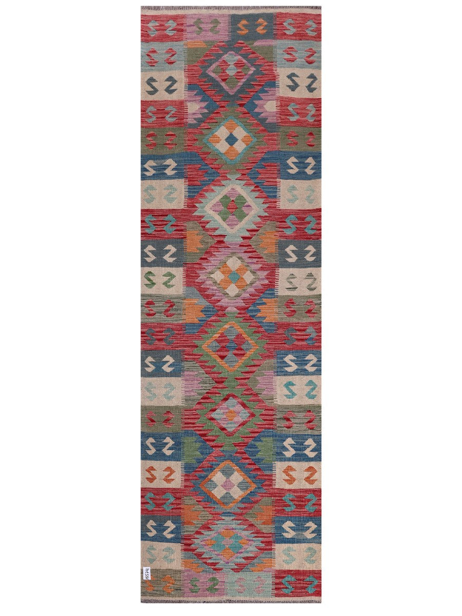 Maimana Kilim Runner - 292 x 90 cm