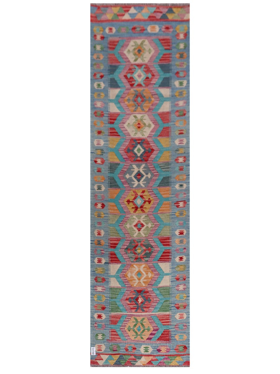 Maimana Kilim Runner - 283 x 79 cm