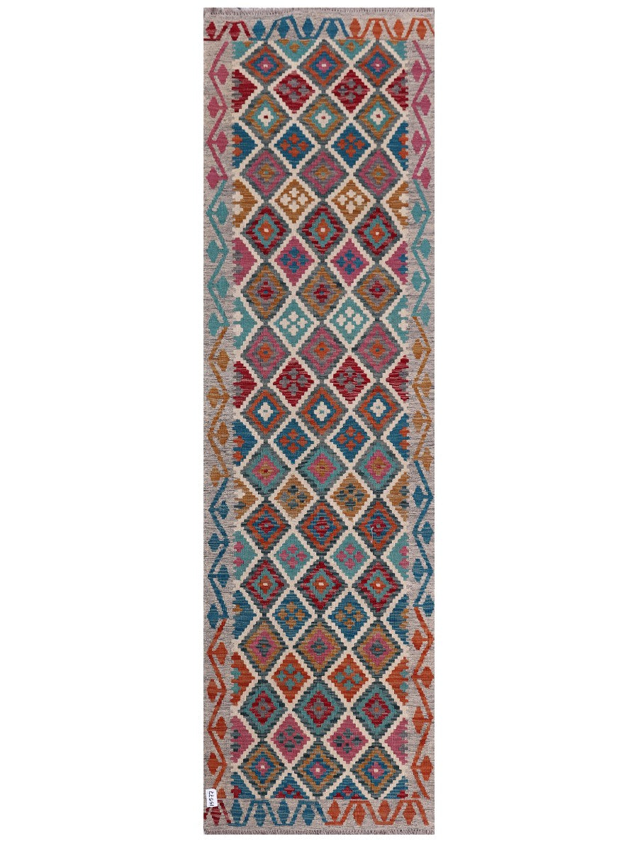 Maimana Kilim Runner - 295 x 84 cm