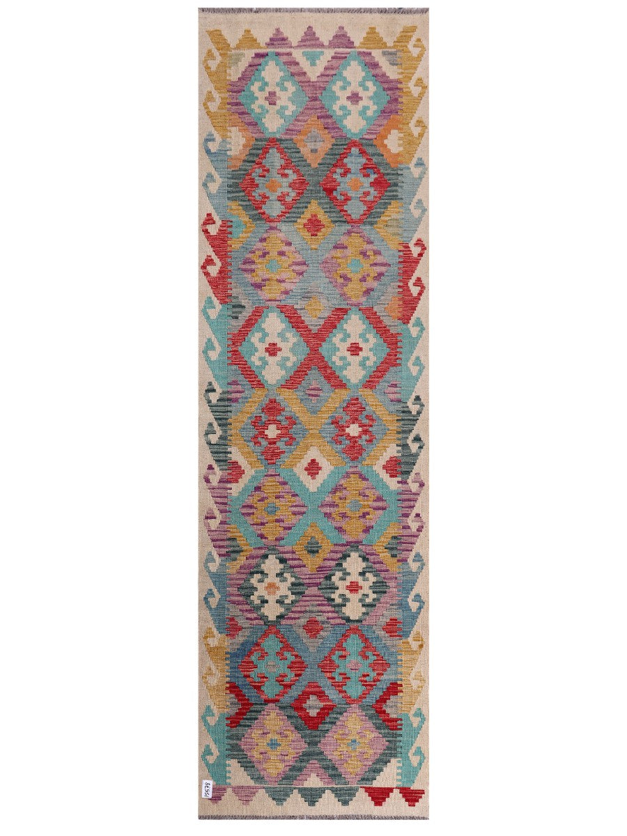 Maimana Kilim Runner - 290 x 84 cm