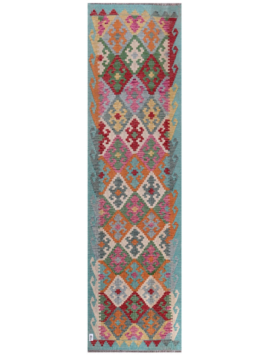 Maimana Kilim Runner - 307 x 84 cm