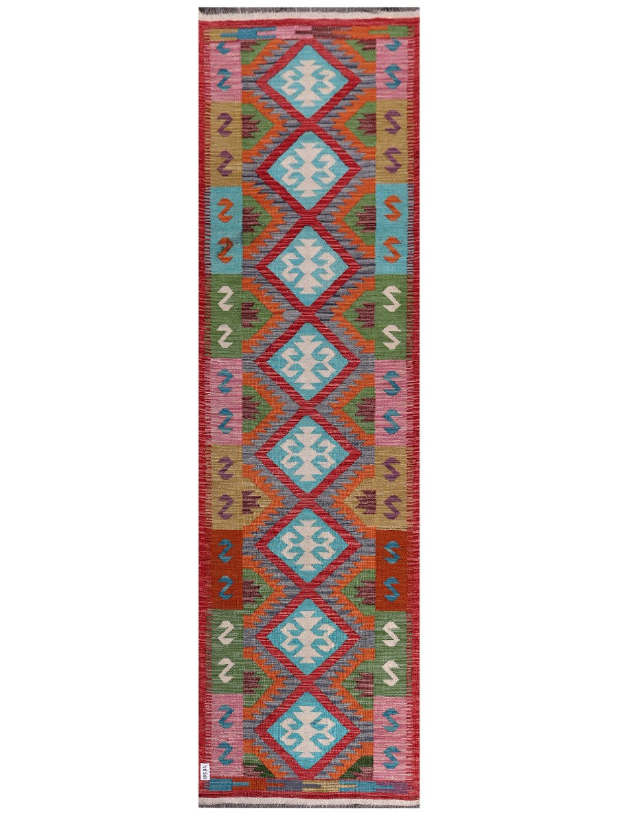 Maimana Kilim Runner - 299 x 84 cm