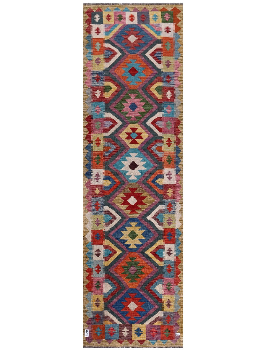 Maimana Kilim - 298 x 88 cm