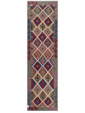 Maimana Kilim Runner - 306 x 86 cm
