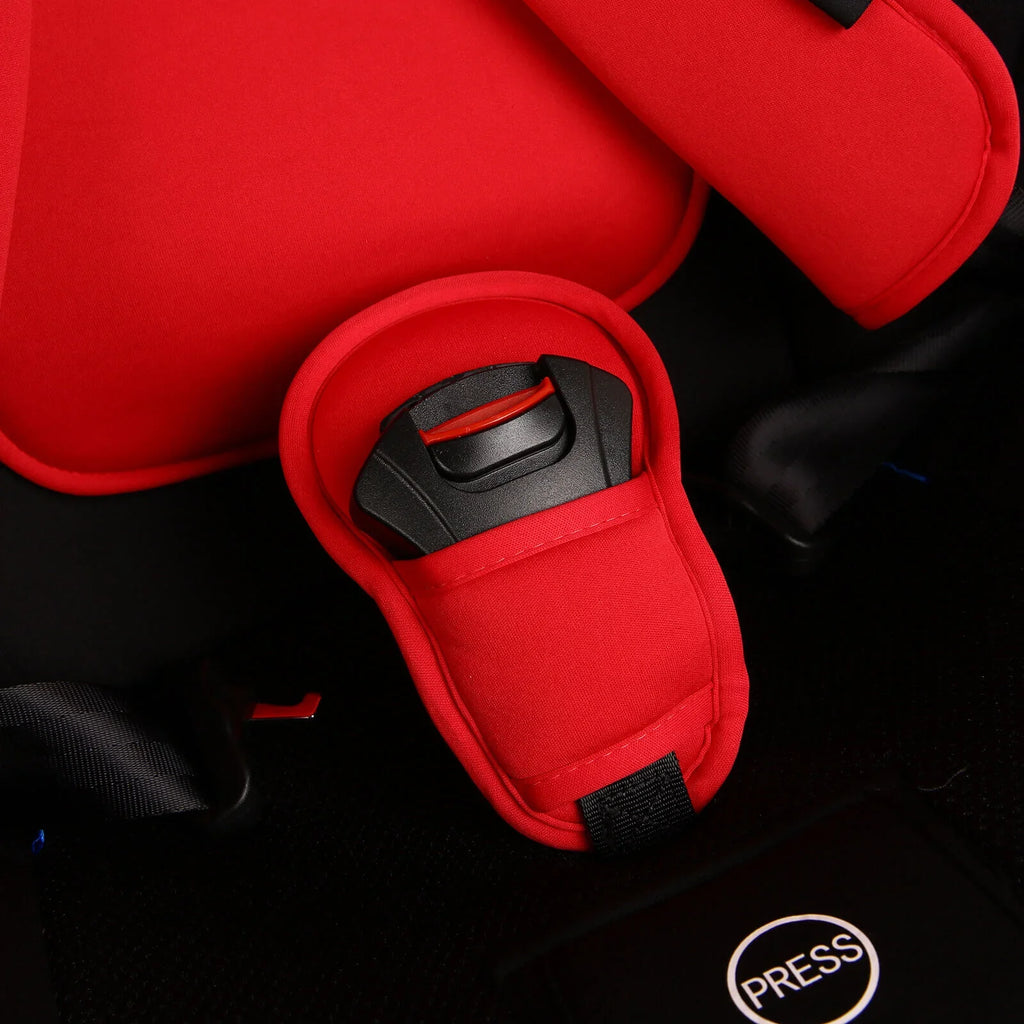 baby plus Orbitfix Group 0+/1/2/3 (Birth to 12 Years) Car Seat - Black Red