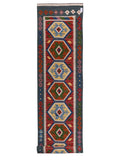 Maimana Afghanistan Kilim Runner - 393 x 82 cm