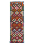Maimana Afghanistan Kilim Runner - 397 x 87 cm