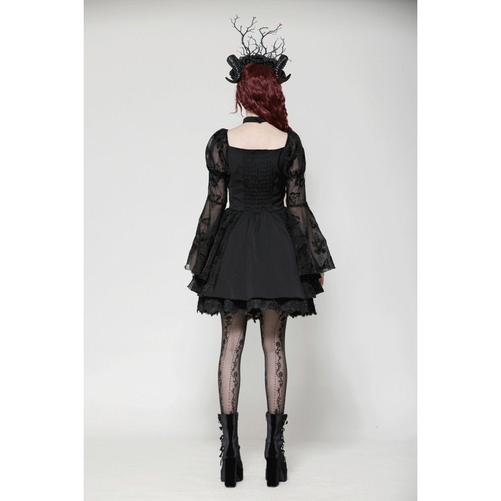 Dark in Love Blanche Butterfly Dress – Victorian Gothic Lace Gown