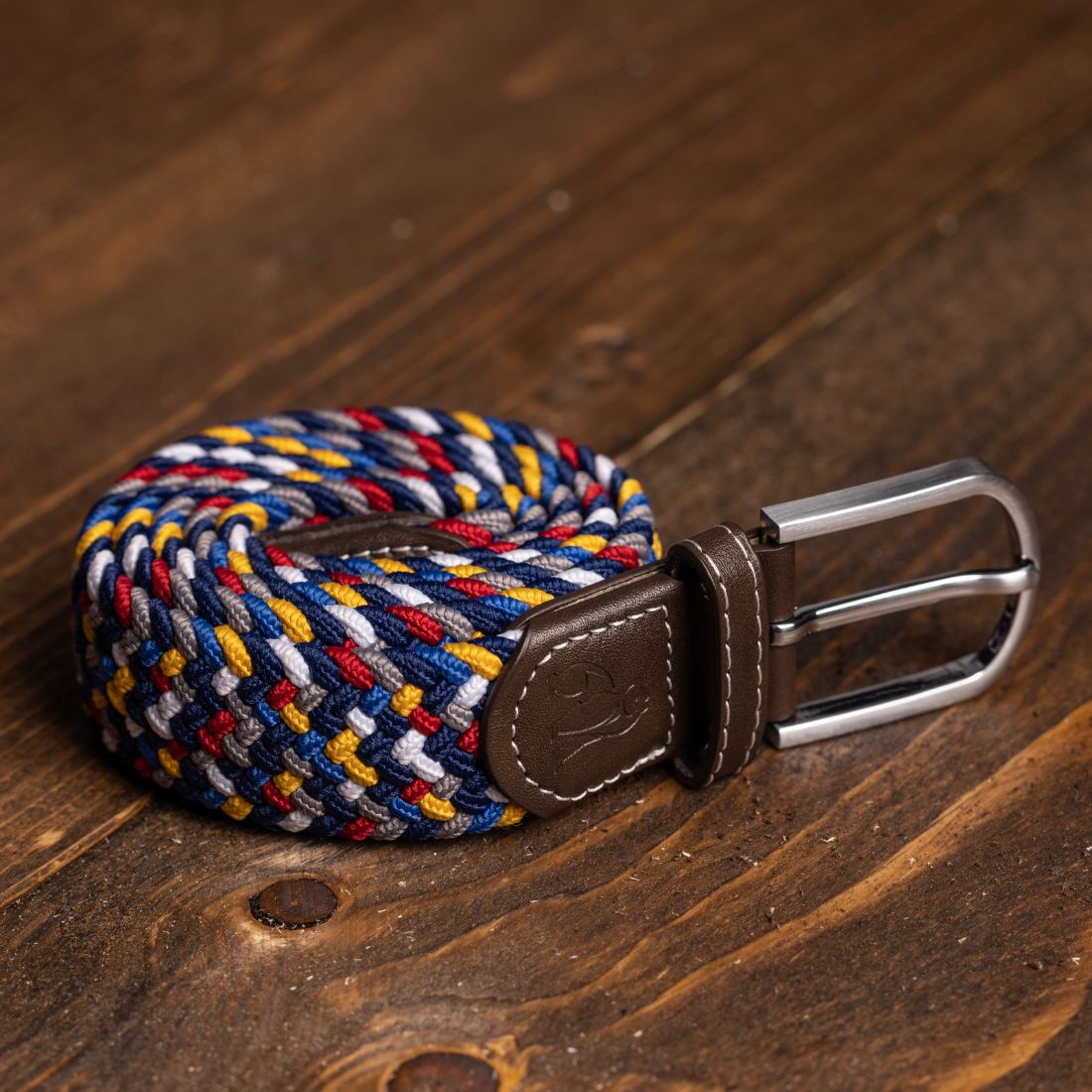 Swole Panda Rainbow Zigzag Woven Belt | Recycled Elasticated Unisex