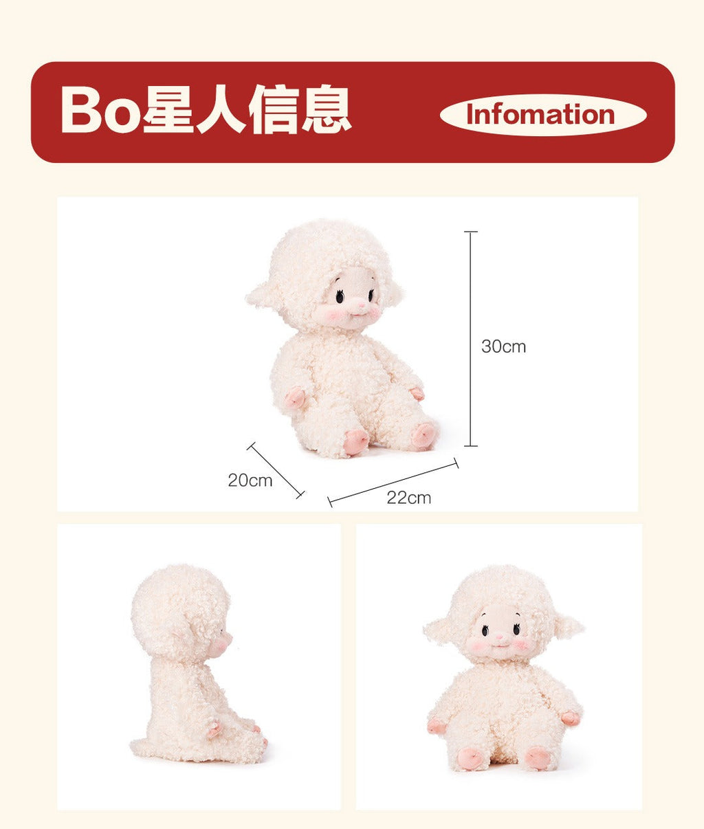 LuLuFun Studio Tamie Lamb Plush Toy – Soft Fantasy Stuffed Animal