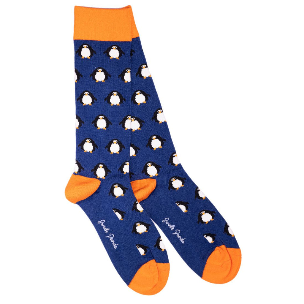 Swole Panda Bamboo Socks – Luxury Duck & Penguin 4-Pair Gift Bundle