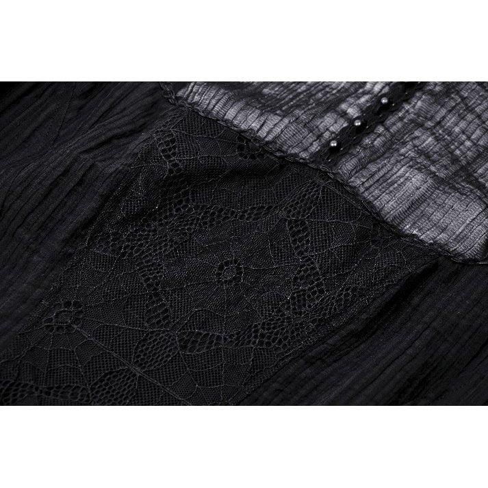 Dark in Love Harlow Gothic Lace Maxi Dress – Victorian Enchantress Style