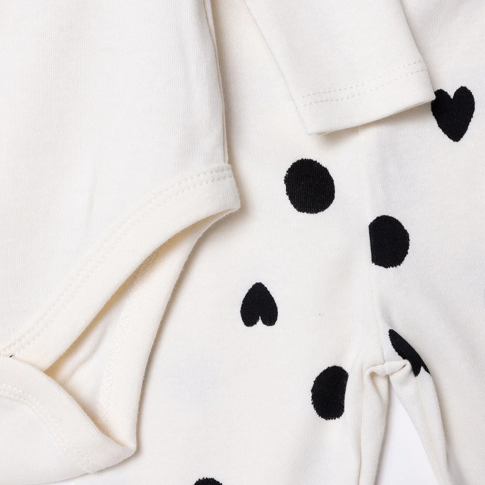 HelloBaby Newborn Body-Footed Bottom - Ecru
