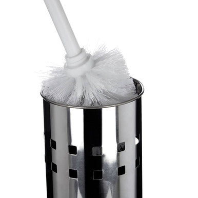 Orsina Indy Square Stainless Steel Toilet Brush with Holder