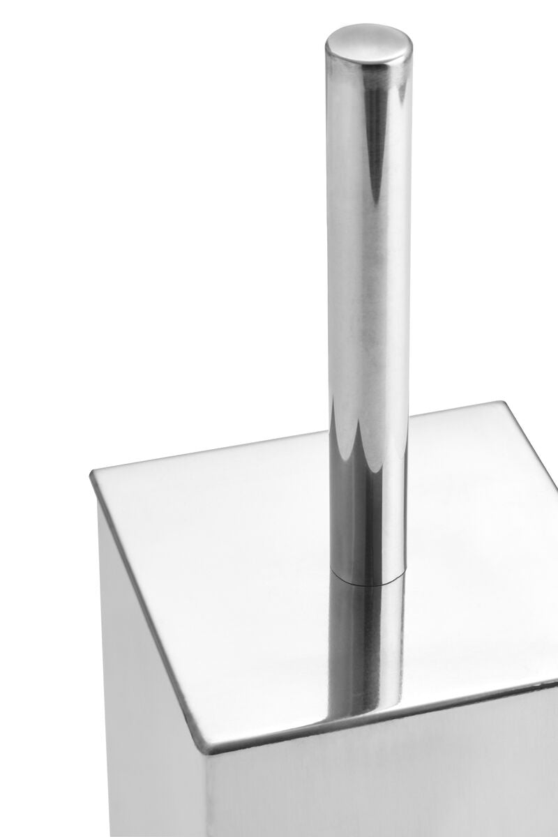 Orsina Indy Square Toilet Brush – Stainless Steel Modern Bathroom Set