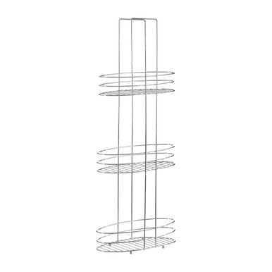 Orsina Dara 3 Tier Chrome Bathroom Organiser | Wire Storage Shelving