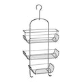 Orsina Dara Three-Tier Chrome Shower Caddy – Durable Metal Storage
