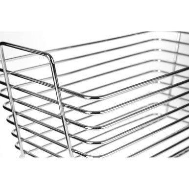 Orsina Dara Chrome Bathroom Caddy – Portable Metal Wire Organizer