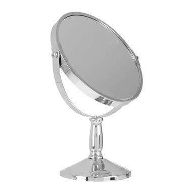 Orsina Cassini Large Swivel Mirror – Chrome Dual-Sided Makeup Mirror