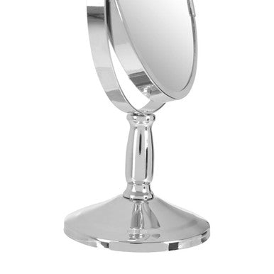 Orsina Cassini Large Swivel Mirror – Chrome Dual-Sided Makeup Mirror