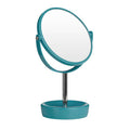 Orsina Turquoise Swivel Table Mirror | Two-Sided Magnifying Vanity