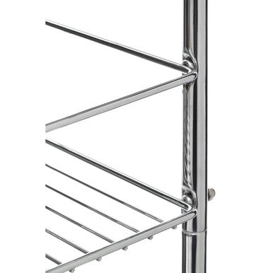 Orsina Dara 3-Tier Chrome Storage Stand – Slim Bathroom Shelving Unit