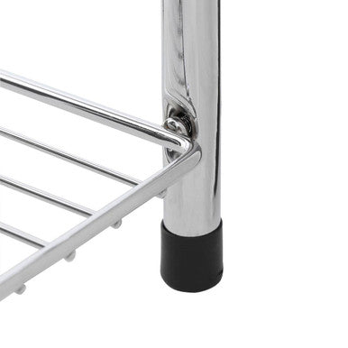 Orsina Dara 3-Tier Chrome Storage Stand – Slim Bathroom Shelving Unit