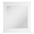 Orsina Portland White Wall Mirror – Modern Minimalist Bathroom Decor